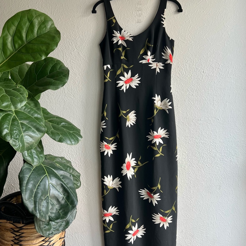 Rampage Y2K 90’s daisy print maxi